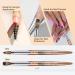 Shine Chance Size 12 Acrylic Nail Brush - 100% Real Kolinsky Art Brush for Acrylic Powder Application - Handmade Manicure Tool for DIY and Professional Use - Buy Online on GoSupps.com