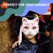 Runrotoo Children's Costumes | Sleek Animal Masks & Japanese Half Face Fox Cosplay for Parties | Perfect for Kids & Pets - Buy Online on GoSupps.com