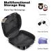 Skulls and Leaves Sanitary Napkin Storage Bag - Portable Period Pouch for Women and Teen Girls - Multi-colored - Buy Online on GoSupps.com