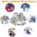 Unisex Kids Winter Fox Flip Top Gloves - Thermal Convertible Mittens for 2-8Y Boys Girls - Buy Online on GoSupps.com
