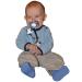 Baby Buddy Universal Pacifier Holder Clip - Silicone Ring Attachment - Pinky Dots Design - Buy Online on GoSupps.com