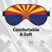 Arizona Flag Eye Mask | Soft Adjustable Sleep Mask for Men & Women Ultimate Comfort - Buy Online on GoSupps.com