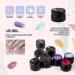Poly Nail Gel Kit with 36W UV LED Lamp - 6 Nude Colors & 6 Glitter UV Gels, Base and Top Coat, Nail Art Gift Set for Women - Buy Online on GoSupps.com