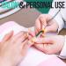 FANDAMEI Double End Cuticle Pusher Gel Nail Polish Remover Kit | Metal Scraper for Acrylic & Gel Polish Removal | Manicure Pedicure Tool for Salon & Home Use - Buy Online on GoSupps.com