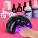 Mylee Complete Gel Nail Polish Kit with LED Lamp - 4 MyGEL Colours, Top & Base Coat, Gel Remover - Black Lamp - Buy Online on GoSupps.com