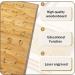 Braille Alphabet Board 8.7x6.3 Inches Wood | Educational Tool for Sight Learning & Games | Montessori Braille Fingerboard - Buy Online on GoSupps.com