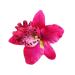 Diawell Orchid Hair Flower Hair Clip Hair Clip Flower Blossom Corsage Hair Accessory 1x Flower Pink