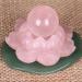 Natural Crystal Rough Crystal Lotus Flower Crystal Stone Natural Pink Rose Quartz Lotus with Crystal Ball Green Leaf Ornaments Handmade Crafts Decor 1pc QINTINYIN 1pc Rose Quartz - Buy Online on GoSupps.com