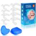 Scettar 8 Pack Bite Guard 2 Sizes Mouth Guard for Teeth Grinding Dental Splint with Storage Box for Anti-Teeth Grinding