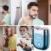Mens Shaver Electric Facial Shaver for Men Battery Operated Cordless and Dry Small Beard Trimmer for Close Shave Blue - Buy Online on GoSupps.com
