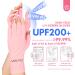 Saviland UV Gloves for Gel Nails - UPF200+ Protection for Gel Manicures - Anti UVA & UVB Fingerless Gloves - Pink - Buy Online on GoSupps.com