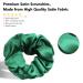 60 Pack Satin Silk Hair Scrunchies for Women & Teens - Silky Curly Hair Accessories - Girls Birthday & Christmas Gift - Premium Quality - Buy Online on GoSupps.com