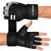 Fitness gloves training gloves men & women - sports gloves with wrist protection & perfect grip gym gloves for strength training strength training weightlifting bodybuilding crossfit training gray XL XL XL