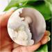 Natural Crystal Rough Natural Stone Cherry Blossom Agate Bracelet Heart Palm Stone Shaman Feng Shui Crystal Room Ornament (Color : 80-90g) - Buy Online on GoSupps.com