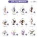 1848 Piece Glitter Stones Set - Self-Adhesive Multi-Size Nail Art & DIY Jewelry Craft - Buy Online on GoSupps.com