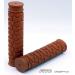 Fito Rubber Handlebar Grips - Brown 130mm for Beach Cruiser, Fixie, Road, BMX, and Mountain Bikes - 22.2mm Diameter - Buy Online on GoSupps.com