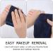 Fast-Drying Microfiber Facial Cloths - 6-Pack Navy Blue Makeup Remover & Washcloths (12x12 inches) - Buy Online on GoSupps.com