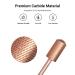 MelodySusie Safety Nail Drill Bits | Smooth Round Top Large Barrel Carbide Bits | 3/32'' | for Manicure Pedicure Gel Polishing | Beginners Bits | Rose Gold Series | Fine-F Purple - Buy Online on GoSupps.com
