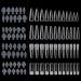 BNG Dual Nail Forms Gel Builder Extension Nails - 288 Pcs Transparent Poly Acrylic Nail Tips with Full Coverage and Dual Forms - DIY Nail Art Salon Tool Mold - Buy Online on GoSupps.com