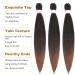 Ancient Lichenhaar Easy Braid - 30 Itch-Free Synthetic Hair Extensions (6 Pack) - Yaki Texture Crochet Braids (1B/30#) - International Shipping Available - Buy Online on GoSupps.com