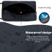 FUNSEED Water-Resistant Travel Toiletry Bag - Foldable Storage Organizer for Cosmetics, Toiletries & Accessories - Men and Women (Black) - Buy Online on GoSupps.com