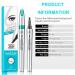 Buy 3D Waterproof Eyebrow Pencil Contouring Pen - Microblading Magic with Fork Tip - Light Brown Natural Makeup - Buy Online on GoSupps.com