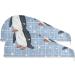 Cute Funny Penguins Hair Towel 2 Pack | Super Absorbent Quick Dry Hair Turbans for Women & Girls - Perfect for Travel - Buy Online on GoSupps.com