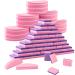 70 Count Nail Buffer Block 100/180 Grit Mini Nail Buffer Arc Shape Nail Buffers Bulk for Acrylic Nails Buffer Manicure Tools