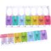 Weekly Pill Organizer 7 Day - Large AM PM Storage for Easy Daily Medication | Rainbow Design Pill Case - Buy Online on GoSupps.com