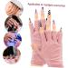 HONMEET 2 Pairs UV Gloves Gel for Nails UV Shield Glove Nails Gel Nail Art Gel Gloves for Gel Manicure UV Gloves Manicure Gloves Sun Gloves Anti Gloves Nail Gel Cotton - Buy Online on GoSupps.com