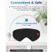 Silk Cordless Heated Eye Mask - Washable Electric Eye Compress for Dry Eye Relief Eye Fatigue & Sinus Support - Perfect Gift for Men & Women - Buy Online on GoSupps.com