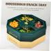 Alipis Veggie Platter Box Fruit Compartment Storage Dessert Cover Dried Container Snacks Multi-Function Tray Snack Nut 26X17.5CM As Shown - Buy Online on GoSupps.com