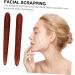 Lurrose Wooden Acupuncture Face Massage Roller Set - 3 Pieces Skin Care Tool for Acupressure & Foot Massage 2x13cm - Buy Online on GoSupps.com