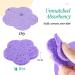 50-Count Compressed Flower Shaped Face Sponges | Disposable & Reusable | Exfoliating Facial Wash Sponge | Purple - Buy Online on GoSupps.com