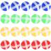 Latrate 20 pieces children Velcro ball game fishing ball game ball game set replacement balls paddle ball game Klett wurf game for inside 4 colors