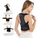 XS-5XL Plus Size Posture Corrector Back Brace | Upper & Lower Back Support for Women Men & Teens | Scoliosis & Hunchback Correction | Adjustable Shoulder Straightener in Black - Buy Online on GoSupps.com