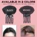 2 Perfect Puff Hair Head Cushion - Puff Hair Head Cushion fluffys Hair Pad Sponge Comb Clip | Women Sponge Volume Bump Inserts Hair Comb | Bun Hair Pad Accessories For Women Girls Hairstyle Black + Coffee - Buy Online on GoSupps.com