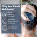 Scrub-dub Premium Antimicrobial Scalp & Body Scrubber - Made in USA | Face Exfoliator for Dandruff | Glacier Blue - Buy Online on GoSupps.com