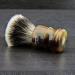Luxury Silberspitze Badger Shaving Brush & Stainless Steel Rack | Premium Horn Handle | High-Quality Bristles for Ultimate Shaving Experience - Buy Online on GoSupps.com