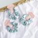 Bridesmaid Scrunchies Set of 12 - Wedding Party Favors & Gifts (White & Green) - Buy Online on GoSupps.com