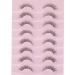 Yawamica 12MM Short Natural Cat Eye False Eyelashes - 8 Pairs | Fluffy Wispy Design with Clear Band - Buy Online on GoSupps.com