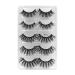 5 Pair 15mm 5D Wispy False Eyelash Set with Curved Comb - Thick Extensions for Short Lashes - 1 Pack - Buy Online on GoSupps.com