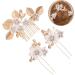 FOYTOKI 1 Set Leaves and Flowers Hair Comb Bridal Hair Accessories Bride Headdress Vintage Hair Accessories Headpiece for Wedding Decoration Womens Headpiece Flower Clips for Hair - Buy Online on GoSupps.com