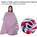 Sonew Waterproof Salon Hair Cutting Cape - Professional Oilproof Cape with Snap Closure & Diagonal Stripes for Hair Styling - Buy Online on GoSupps.com