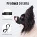 Soft Dog Muzzle for Short Snouts - Ideal for Small & Medium Breeds like Chihuahua & Shih Tzu (Snout Size 10.8-14cm) - International Shipping Available - Buy Online on GoSupps.com