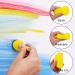 Hapeper 28-Piece Round Sponge Brush Set for Watercolor, Crafts & Face Painting - Buy Online on GoSupps.com