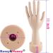 Voloria Flexible Mannequin Hand Nail Display - Left Hand with Soft Fingers for Practice Manicure Nails - Buy Online on GoSupps.com