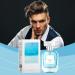 Mens Perfume Delicate Vegan Eau De Parfum Sweet Beauty Products Suitable for Special Occasions Perfume Gift for Men 8.3x4.6cm Light blue - Buy Online on GoSupps.com