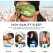 Haskirky Light Blocking Eye Mask | Breathable & Adjustable for Men and Women | Perfect for Travel, Yoga, Meditation | Deep Sleep - Tiger Butterfly Design - Buy Online on GoSupps.com