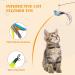 Buy Gohhme 15-Piece Interactive Cat Toy Set - Fishing Toys with Suction Cup & Feathers for Cats - Multi-Colored Blue Bird - Buy Online on GoSupps.com